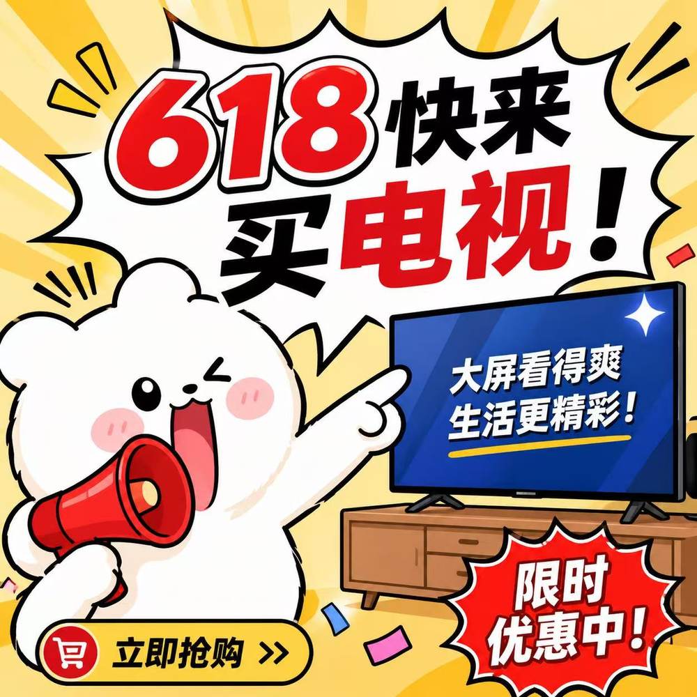 618宝妈必入！TCL T7M Pro护眼电视，再不怕娃看动画伤视力(图1)